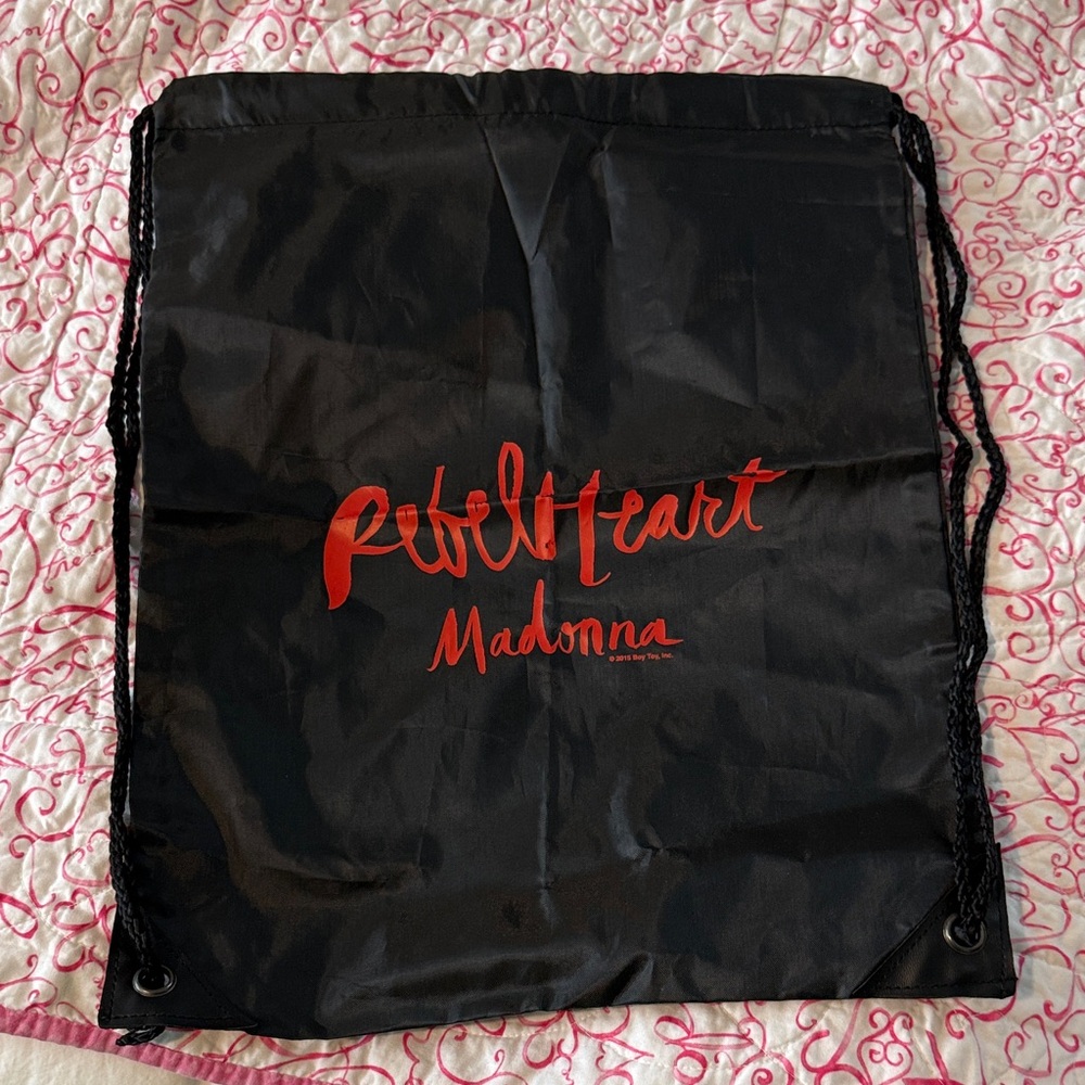 Madonna Rebel Heart Drawstring Bag
